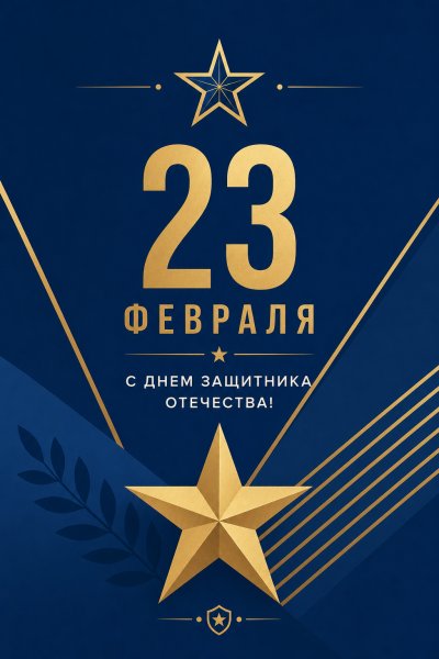 С 23 февраля минимал #3