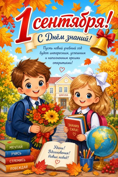 1 сентября мультяшная #3