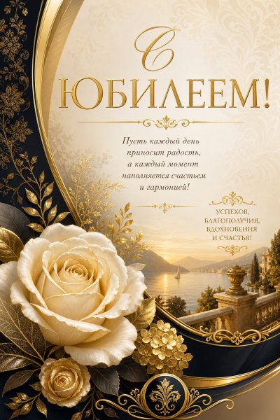 С юбилеем элегантная #4