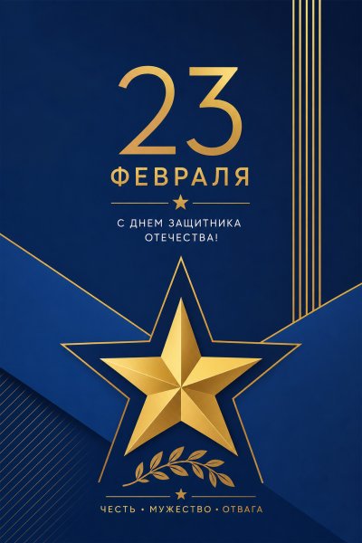 С 23 февраля минимал #2