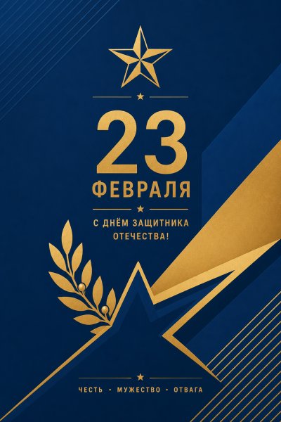 С 23 февраля минимал #1