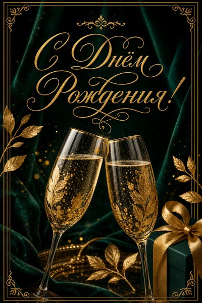 С Днём Рождения элегантная #1