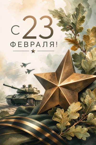 С 23 Февраля 3D #1