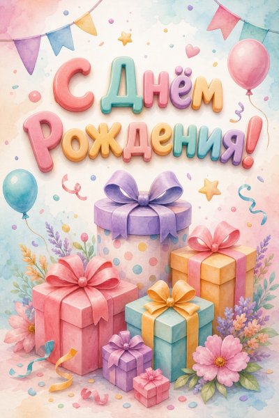 С Днём Рождения 3D #1
