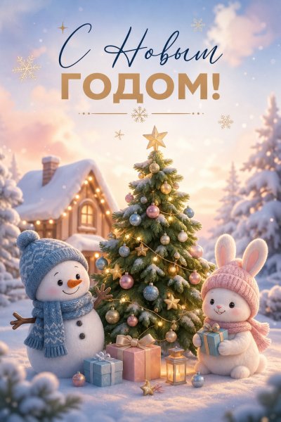 С Новым Годом 3D #1