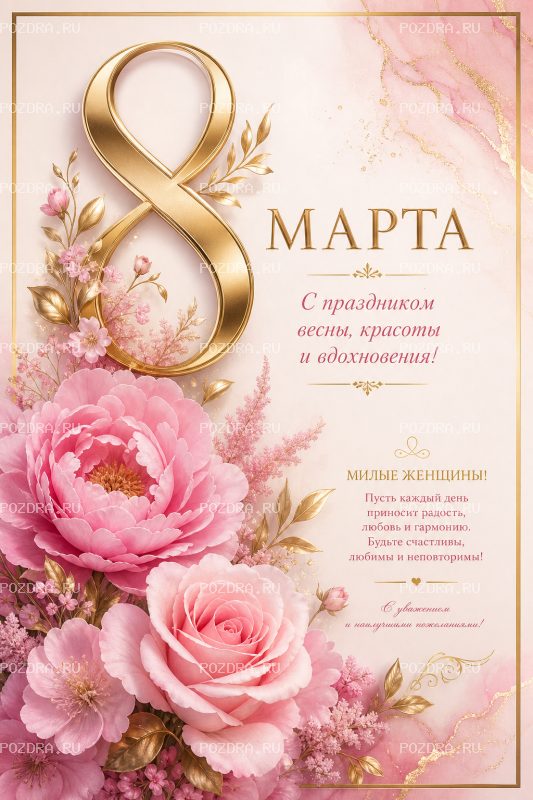 С 8 марта элегантная #2