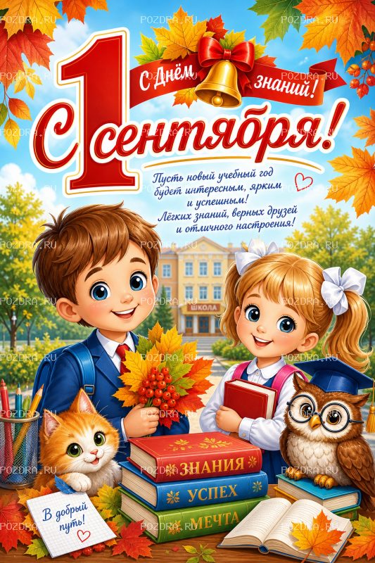 1 сентября мультяшная #4