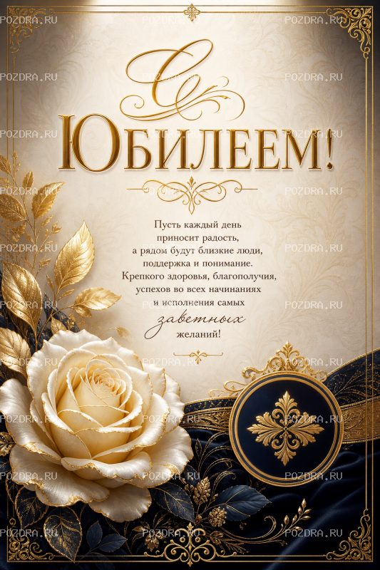 С юбилеем элегантная #2