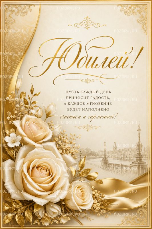 С юбилеем элегантная #3