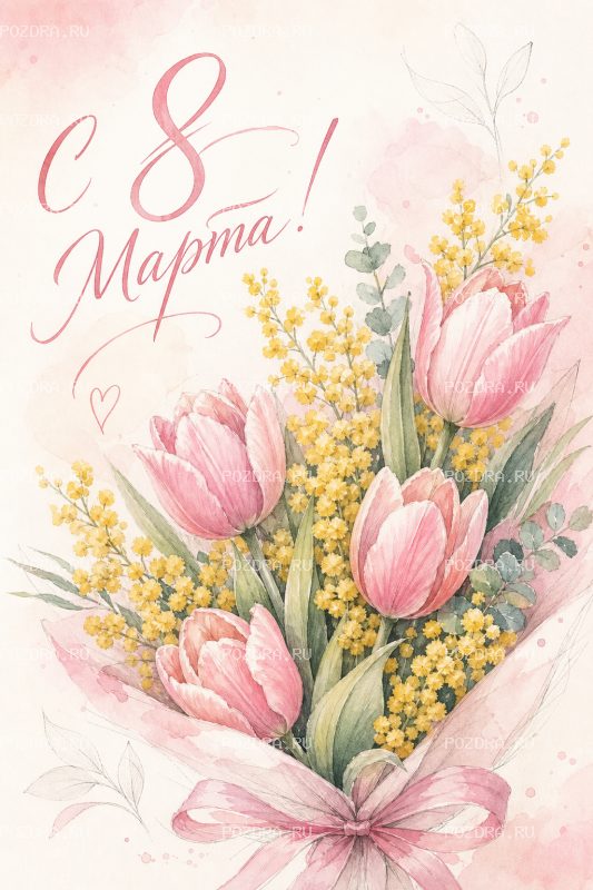 С 8 Марта карандашом #1