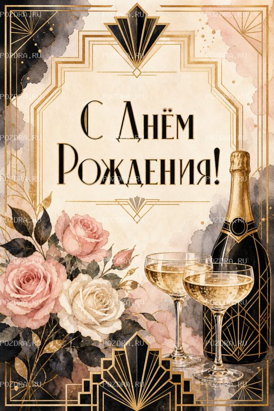 С Днём Рождения ар-деко #1